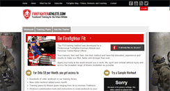 Desktop Screenshot of firefighterathlete.com